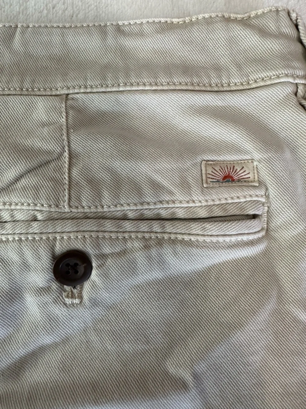 Faherty Coastline Chino Shorts Men’s 38 6” Inseam Khaki Tailored Fit Stretch EUC
